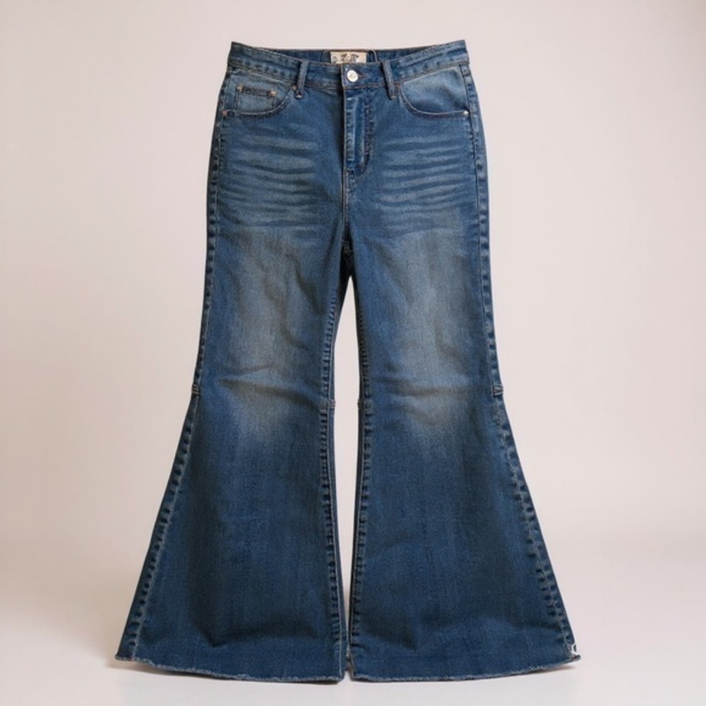 We the Free High Rise Cropped Flare Jeans